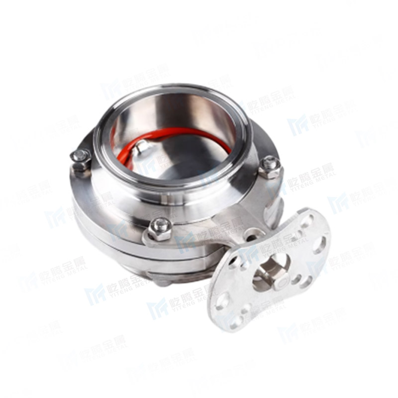 快装高平台蝶阀